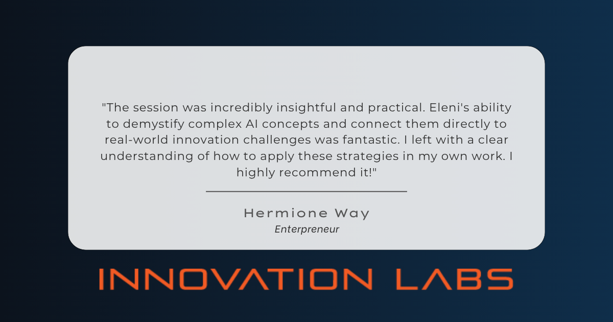 Accelerating Innovation with AI: A Session Recap