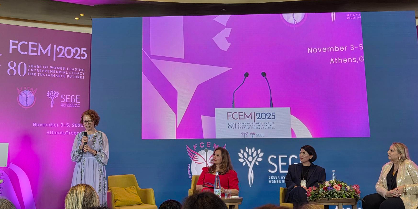 Honoring Eleni Lialiamou: Advancing Inclusive AI and Women’s Empowerment at the FCEM World Congress 2025