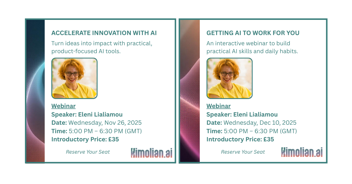 🚀 Kimolian AI Webinar Launch: Get Practical AI Skills Now!