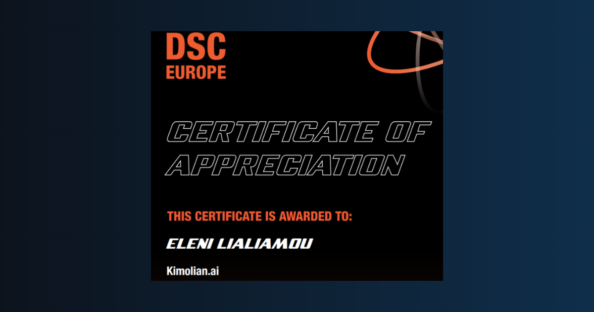 From Idea to MVP: Plan, Prototype, Prove — A Recap from DSC Europe 25